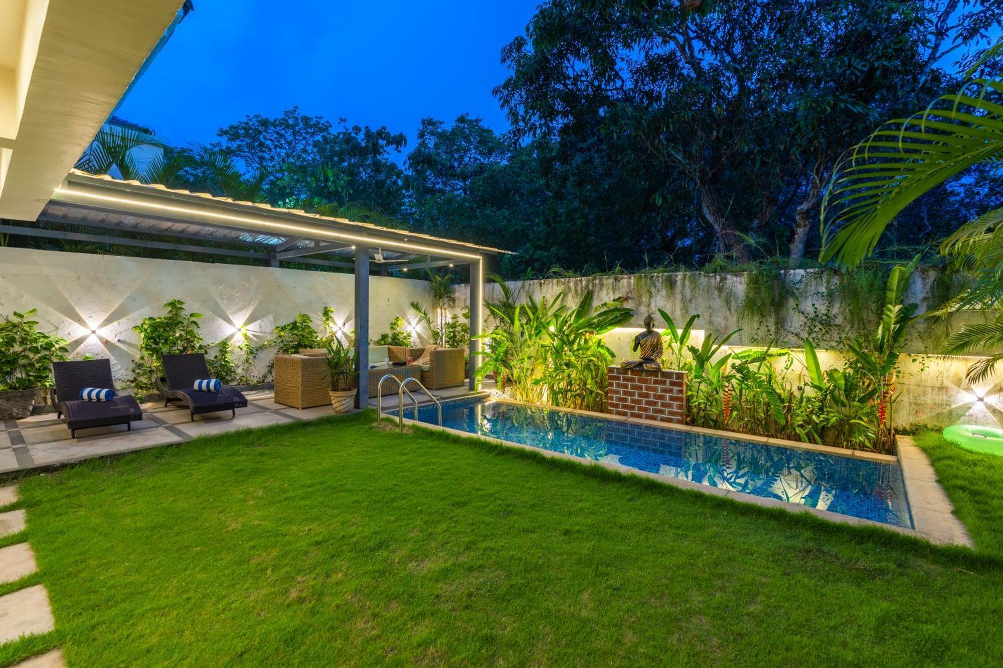 Villa Elivaas 3 Bhk With Pvt Pool - Azalea Siolim Exterior foto