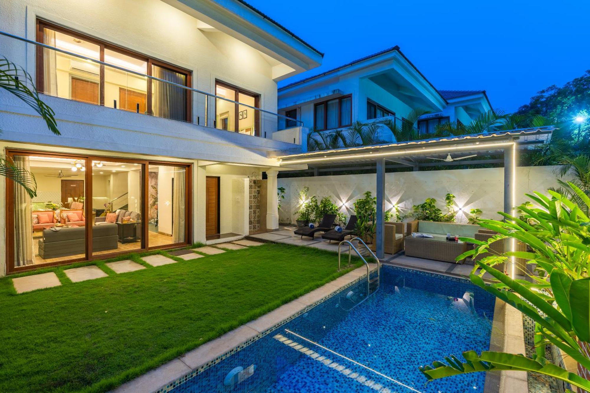 Villa Elivaas 3 Bhk With Pvt Pool - Azalea Siolim Exterior foto