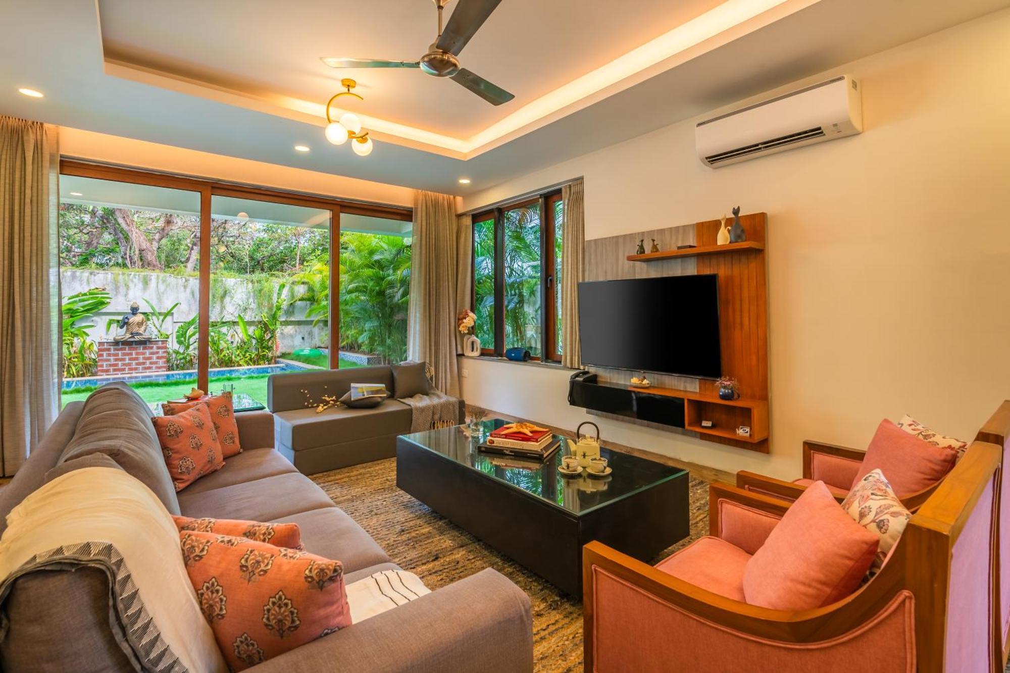 Villa Elivaas 3 Bhk With Pvt Pool - Azalea Siolim Exterior foto