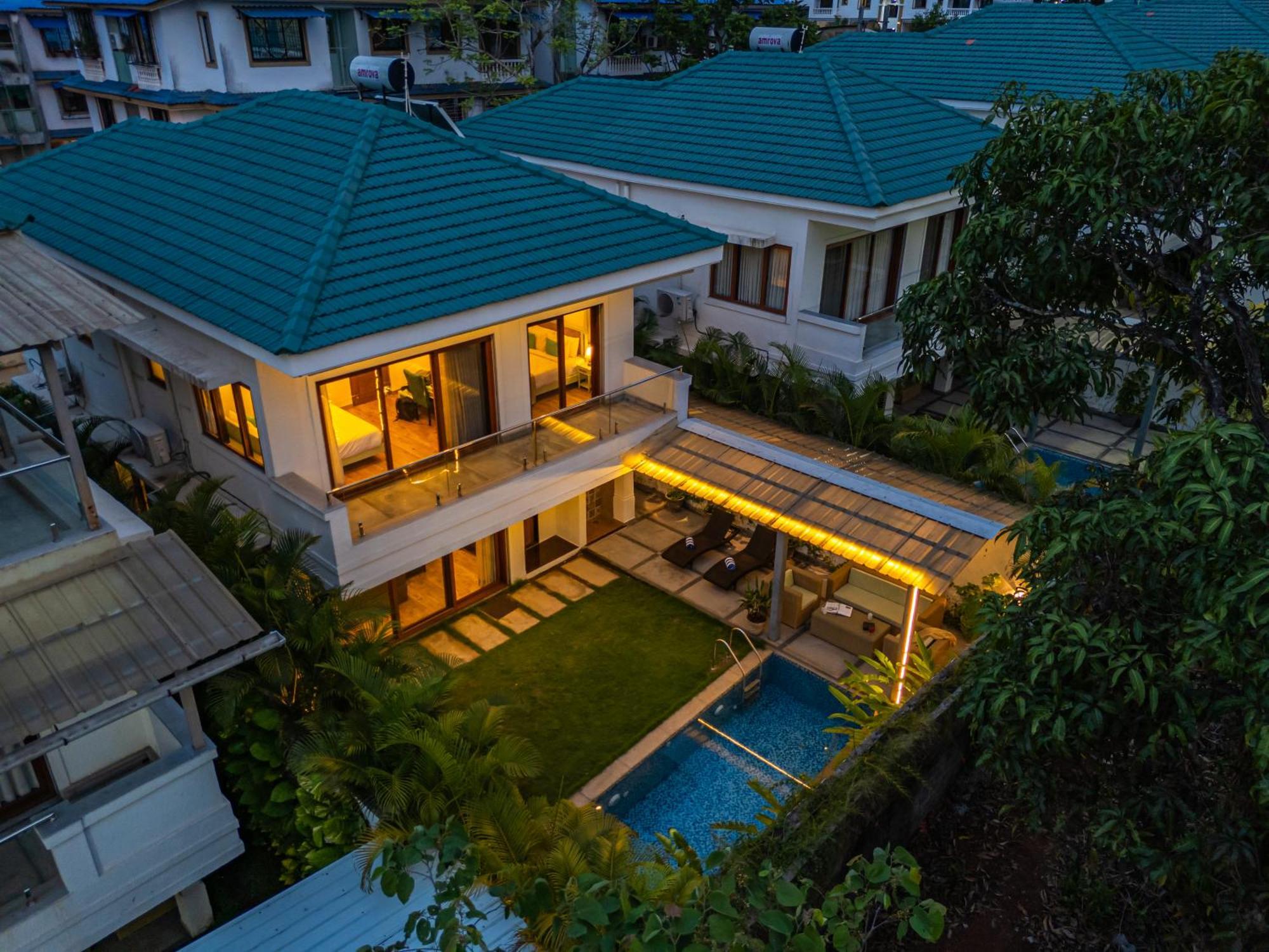 Villa Elivaas 3 Bhk With Pvt Pool - Azalea Siolim Exterior foto